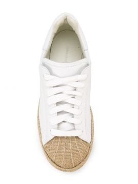 woven toe sneakers - Shoes, White