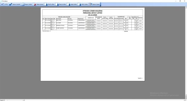 HURSOFT PERSONEL DEVAM KONTROL PROGRAMI ( SINIRSIZ PERSONEL KAYIT KAPASİTELİ )