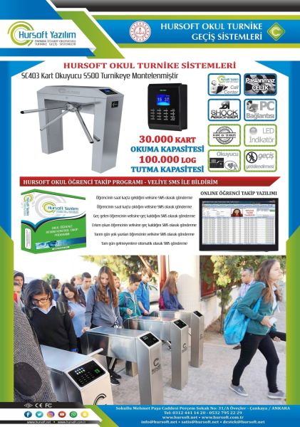 HURSOFT OKUL ÖĞRENCİ DEVAM KONTROL PROGRAMI ( SINIRSIZ ÖĞRENCİ KAYIT KAPASİTELİ )