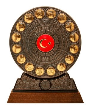 16 Türk Devleti Rozet Panel