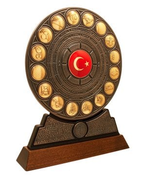 16 Türk Devleti Rozet Panel
