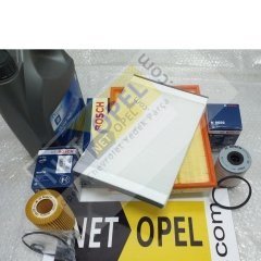 Opel Astra H Filtre Bakım Seti 1.7 Motor ( Motor Yağlı ) BOSCH