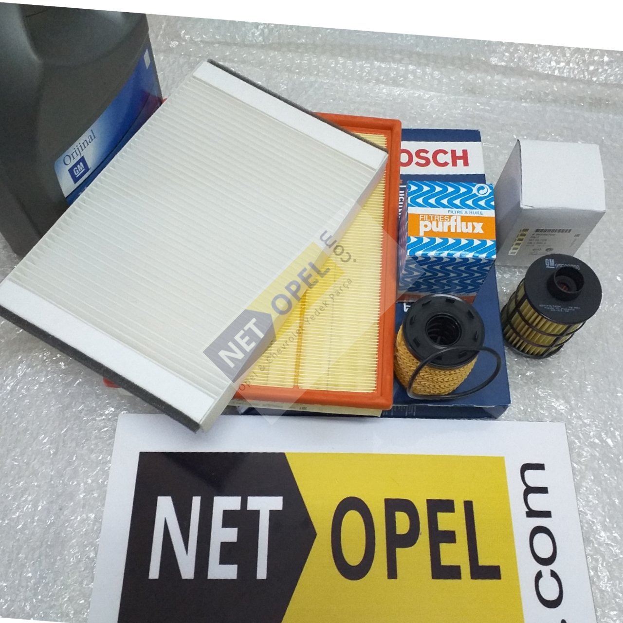 Opel Astra H Filtre Bakım Seti 1.3 Motor (  Motor Yağlı ) GM - BOSCH