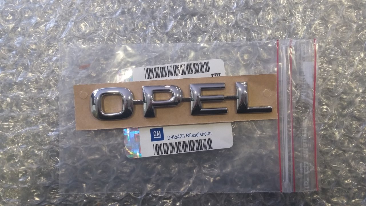 Opel Astra G Opel Bagaj Yazısı GM