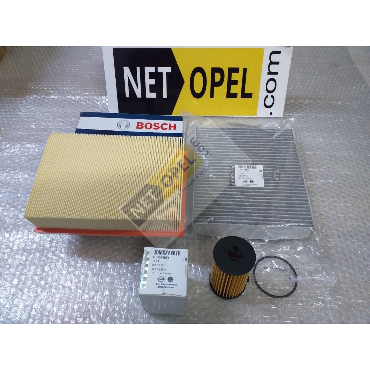 Chevrolet Trax Filtre Bakım Seti 1.4 - 1.6 Motor GM