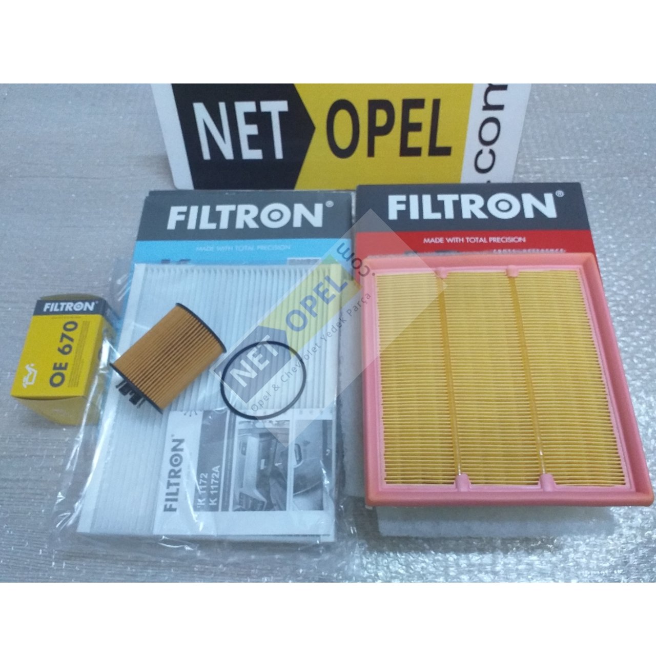 Opel Corsa D Filtre Bakım Seti 1.2 -1.4 Motorlar 2007-2010 FİLTRON