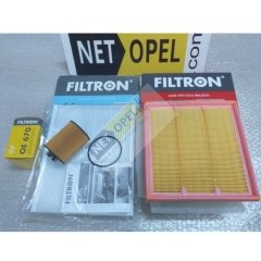 Opel Corsa D Filtre Bakım Seti 1.2 -1.4 Motorlar 2007-2010 FİLTRON