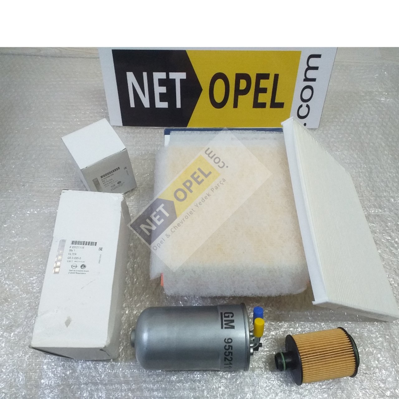 Opel Corsa D Filtre Bakım Seti 1.3 Motor 2011-2014 GM-BOSH