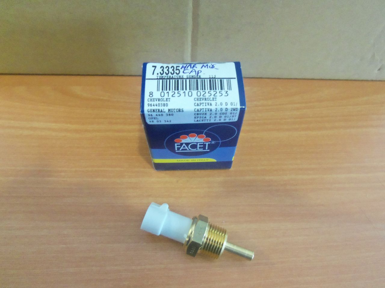 Chevrolet Captiva Hararet Müşürü FACET Marka Orjinal..