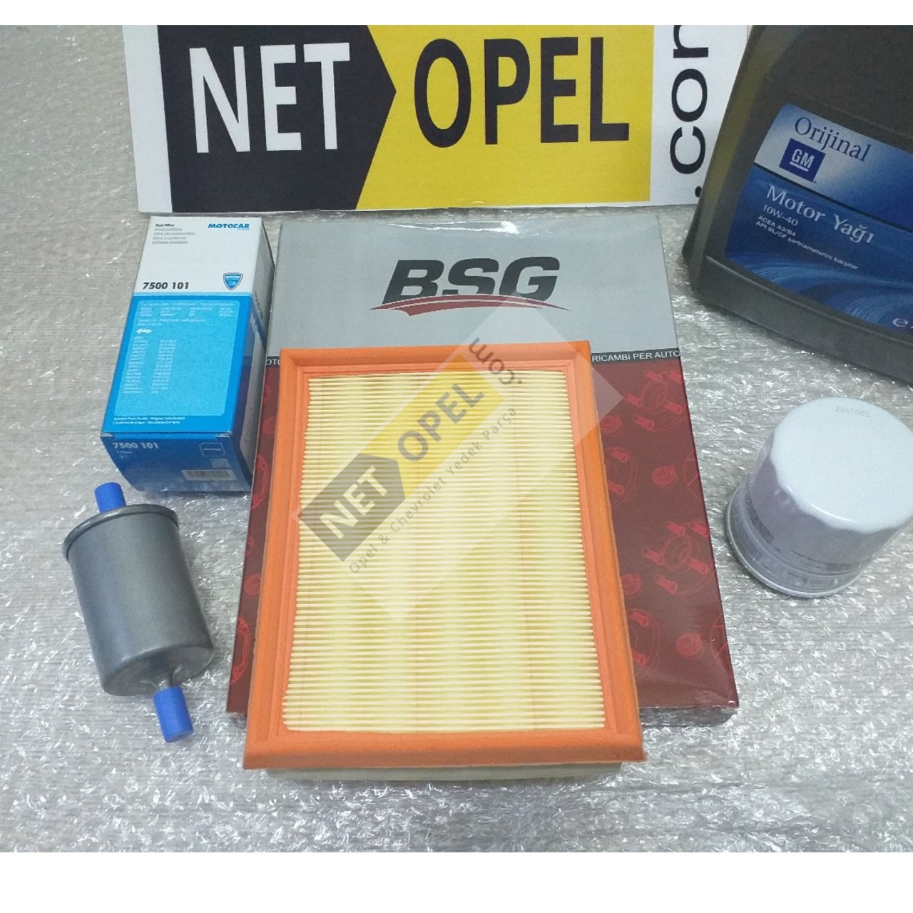 Opel Combo B Filtre Bakım Seti Motor Yağlı 1.4 Motor BSG