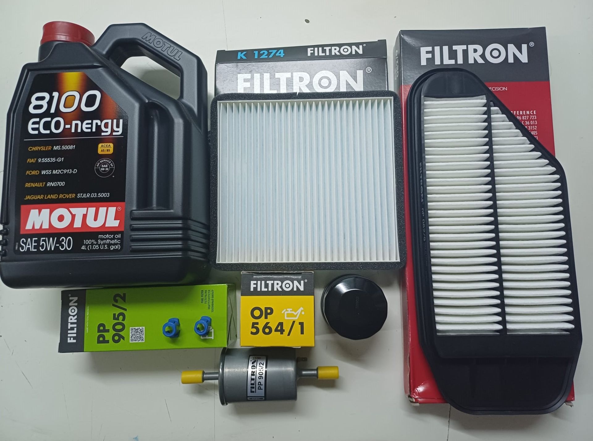 Chevrolet Spark Filtre Bakım Seti 1.0-1.2 Motül Motor Yağlı 2010-2018