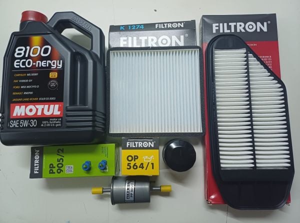 Chevrolet Spark Filtre Bakım Seti 1.0-1.2 Motül Motor Yağlı 2010-2018