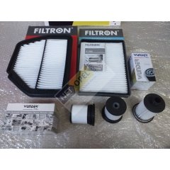 Chevrolet Captiva Filtre Bakım Seti ( Kısa Tip Mazot Filtreli ) 2012-2015 FİLTRON - WUNDER