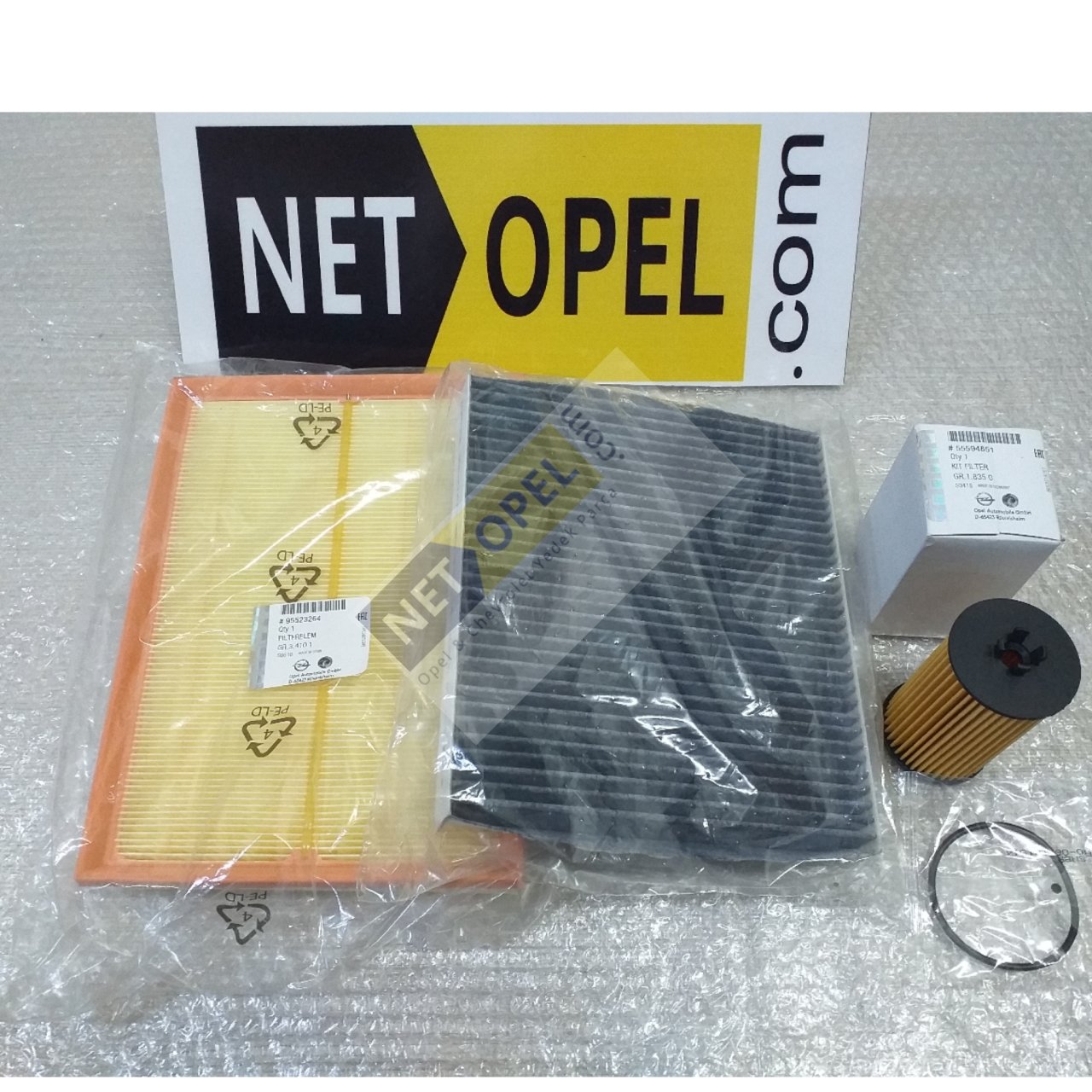 Opel Corsa E Filtre Bakım Seti 1.2 - 1.4 Motorlar Düz - Easytronic Vitesler GM