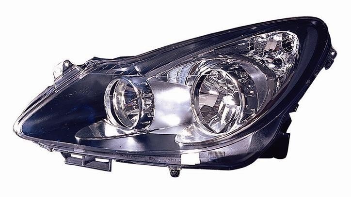 Opel Corsa D Far Lambası Sol ( Siyah - Füme ) 2007-2011 DEPO Marka