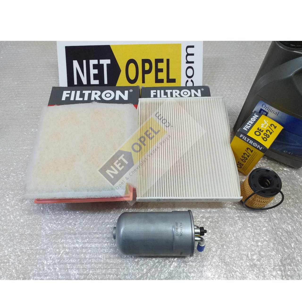 Opel Corsa E Filtre Bakım Seti 1.3 Motor 5/30 Motor Yağlı