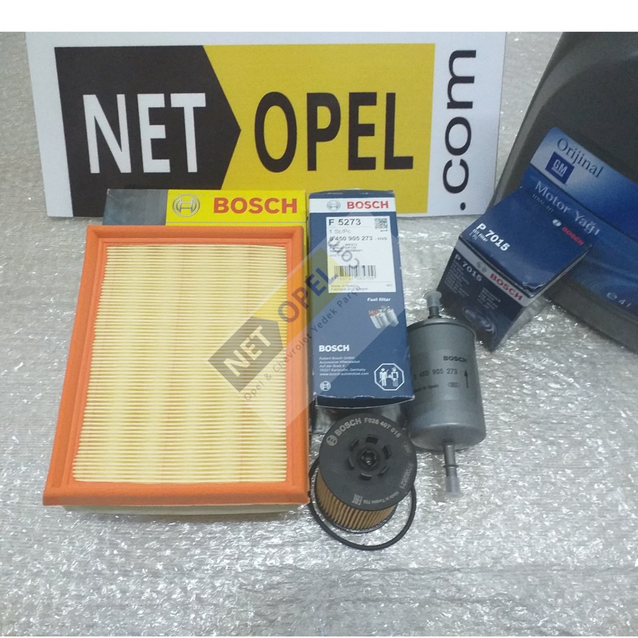 Opel Corsa B Filtre Bakım Seti ( Motor Yağlı ) 1.0 - 1.2 Motor BOSCH ..