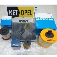Opel Asta K Filtre Bakım Seti 1.6 Dizel Motor BOSCH - MOTOCAR
