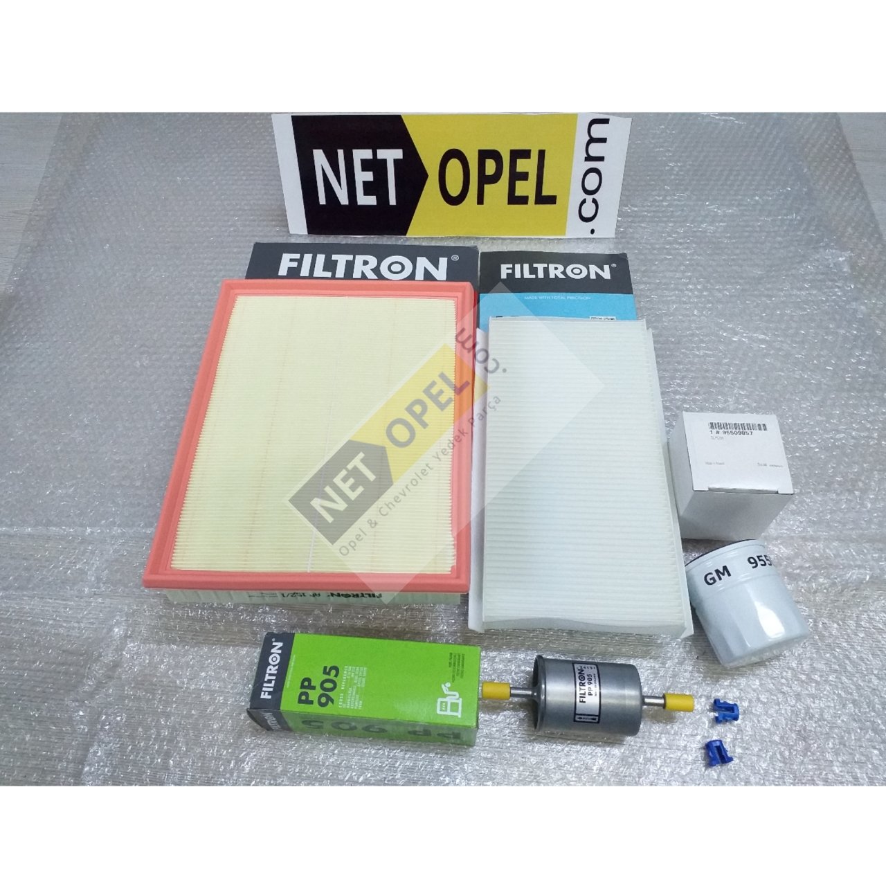 Opel Vectra C Filtre Bakım Seti 1.6 Motor FİLTRON - GM