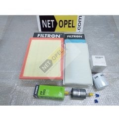 Opel Vectra C Filtre Bakım Seti 1.6 Motor FİLTRON - GM