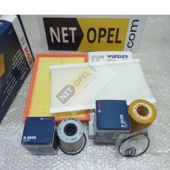 Opel Corsa C Filtre Bakım Seti 1.7 Motorlar Orjinal İçerik..