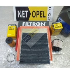 Opel İnsignia Filtre Bakım Seti Motor Yağlı 1.6 Dizel FİLTRON