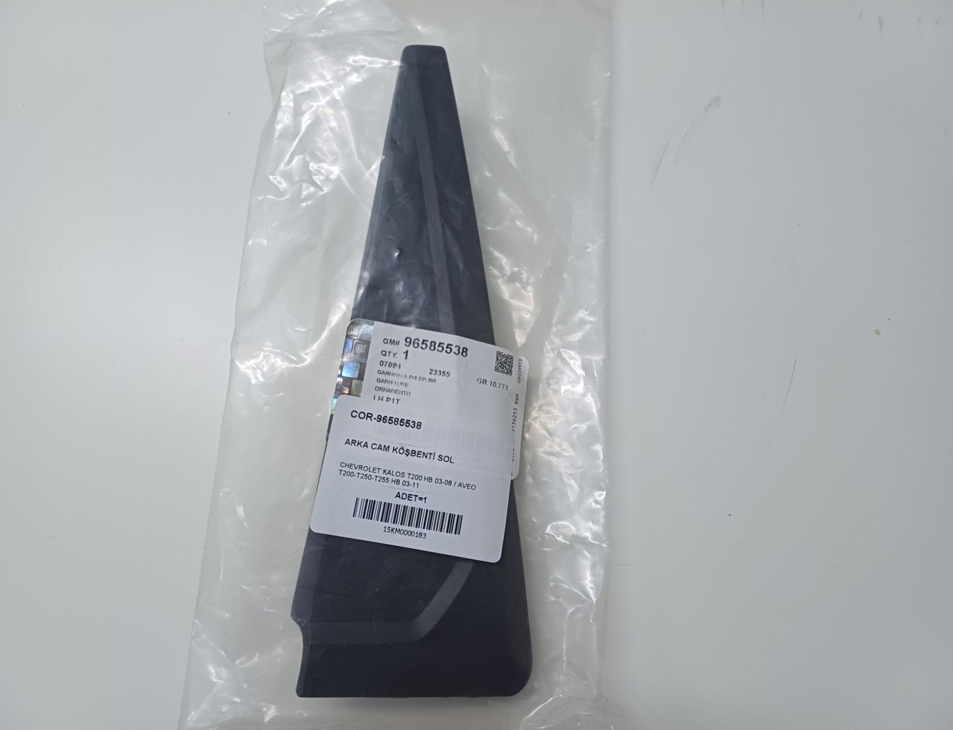 Chevrolet Aveo Hb Kapı Cam Üçgen Kapak Sol Dış