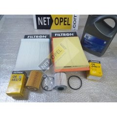Opel Meriva A Filtre Bakım Seti Motor Yağlı 1.7 Motor FİLTRON