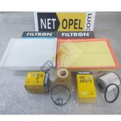 Opel Meriva A Filtre Bakım Seti 1.7 Motor FİLTRON