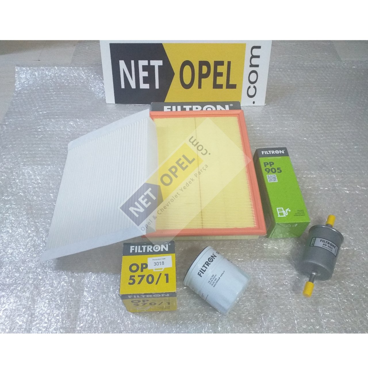 Opel Meriva A Filtre Bakım Seti 1.6 Motor FİLTRON