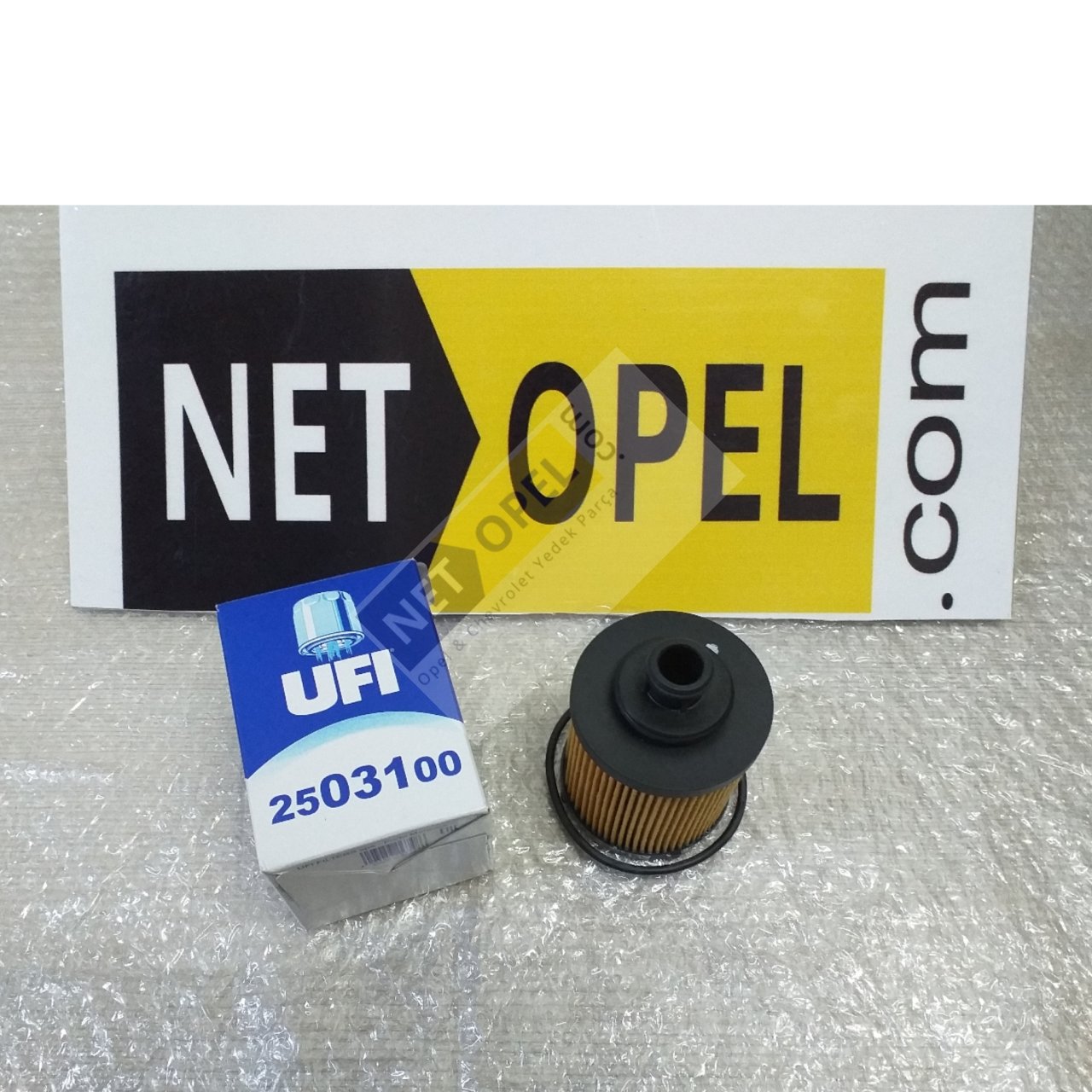 Opel Corsa D Yağ Filtresi 1.3 Motor ( Çıkıntılı ) 2007-2010 UFİ  Orjinal..