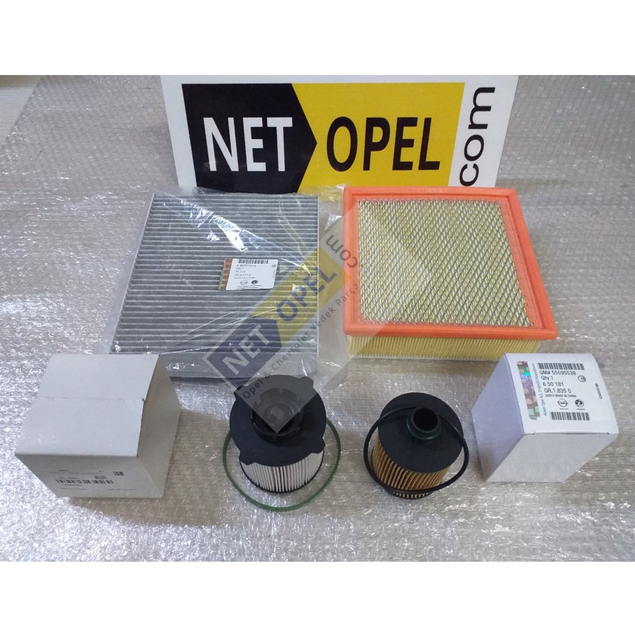Opel Meriva B Filtre Bakım Seti 1.3 Motor GM