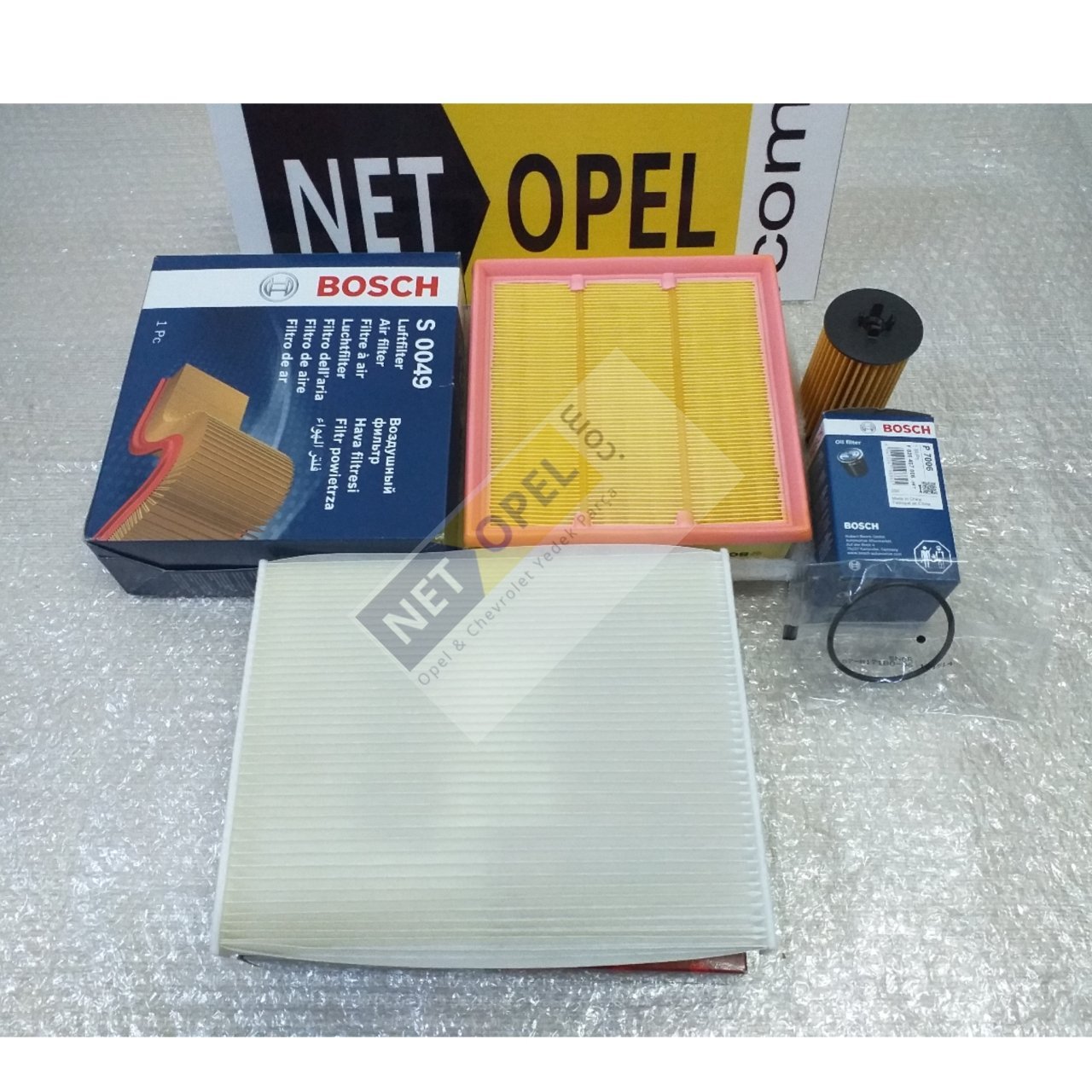 Opel Corsa D Bakım Filtre Setİ  1.2 - 1.4  Motorlar 2011-2014 Orjinal İçerik..