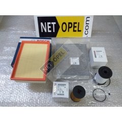 Opel Mokka Filtre Bakım Seti 1.6 Dizel Motor GM