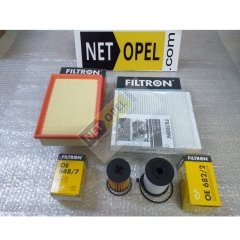 Opel Mokka Filtre Bakım Seti 1.6 Dizel FİTRON-MAN-GM