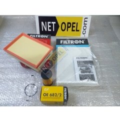 Opel Mokka Filtre Bakım Seti 1.4-1.6 Motor FİLTRON