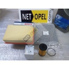 Opel Mokka Filtre Bakım Seti Motor Yağlı 1.4-1.6 Motor GM