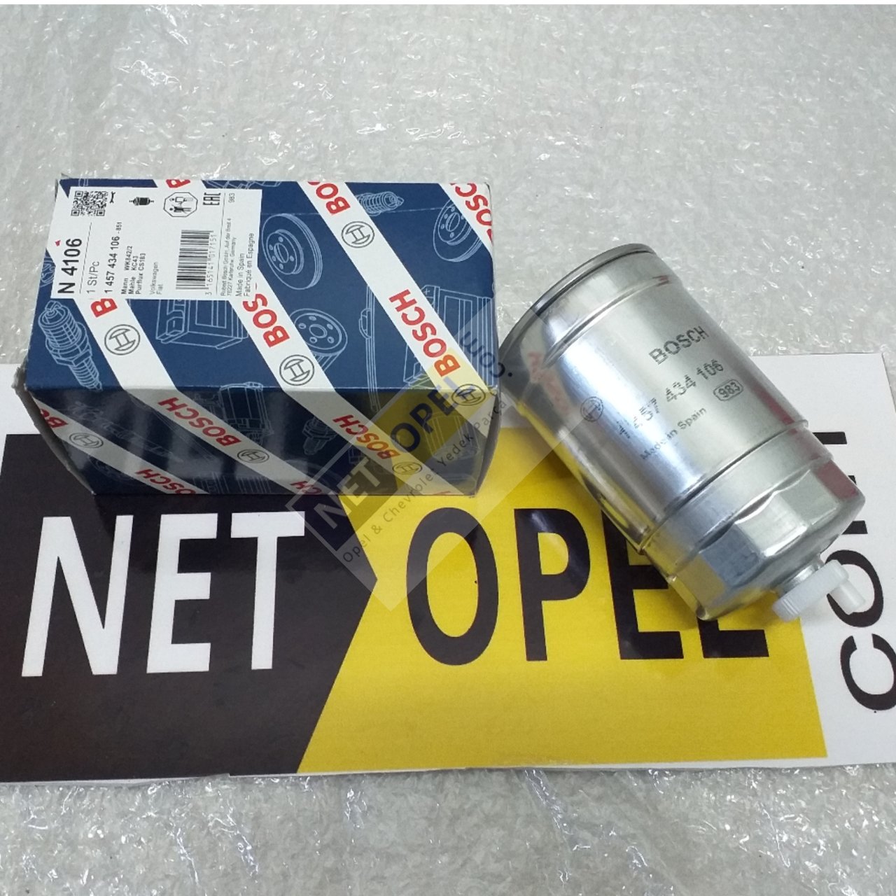 Opel Combo B Mazot Yakıt Filtresi 1.7 Motor BOSCH Orjinal..