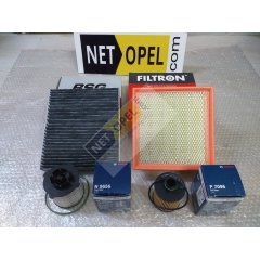 Opel Meriva B Filtre Bakım Seti 1.3 Motor BOSCH - FİLTRON