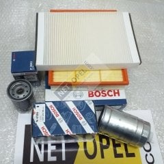Opel Astra G Filtre Bakım Seti X17 Motor BOSCH