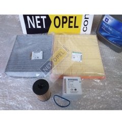 Opel Astra J Filtre Bakım Seti Motor Yağlı A14XER - A16XER Motorlar GM