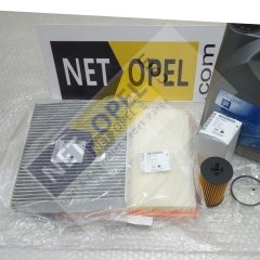 Opel Astra J Filtre Bakım Seti Motor Yağlı A14NET -A14NEL-A16LET Motorlar GM