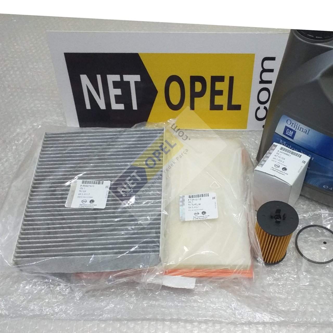 Opel Astra J Filtre Bakım Seti Motor Yağlı A14NET -A14NEL-A16LET Motorlar GM