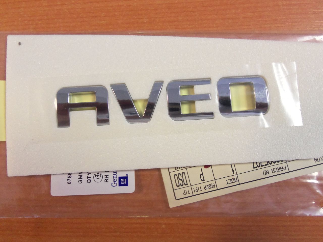Chevrolet Aveo Arka Aveo Yazısı Sedan 2011- GM