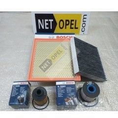 Opel İnsignia Filtre Bakım Seti 2.0 Dizel Motor BOSCH