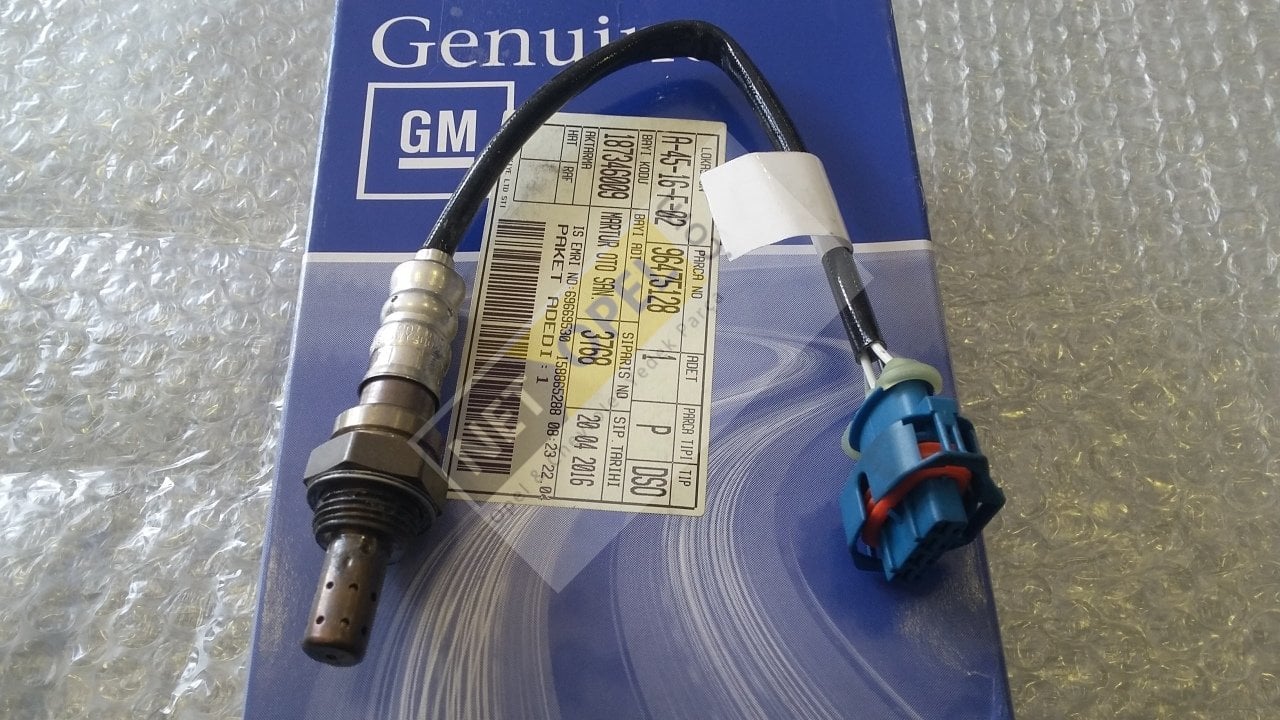 Opel Adam Oksijen Sensörü ( Lamda Sensörü ) 2. Konum 1.2 - 1.4 Motor Orjinal..