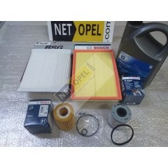 Opel Meriva A Filtre Bakım Seti ( Motor Yağlı ) 1.7 Motor BOSCH