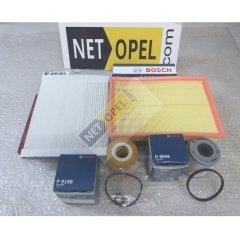 Opel Meriva A Filtre Bakım Seti 1.7 Motor BOSCH