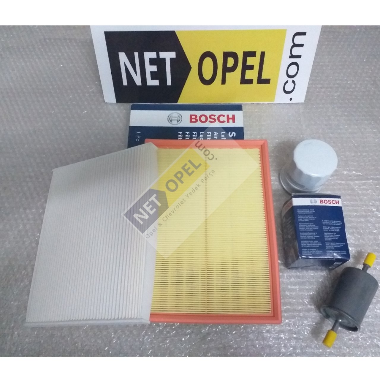 Opel Meriva A Filtre Bakım Seti 1.6 Motor BOSCH