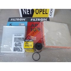 Opel Astra J Filtre Bakım Seti ( Karbonsuz Polen ) A14NET -A14NEL-A16LET Motorlar FİLTRON